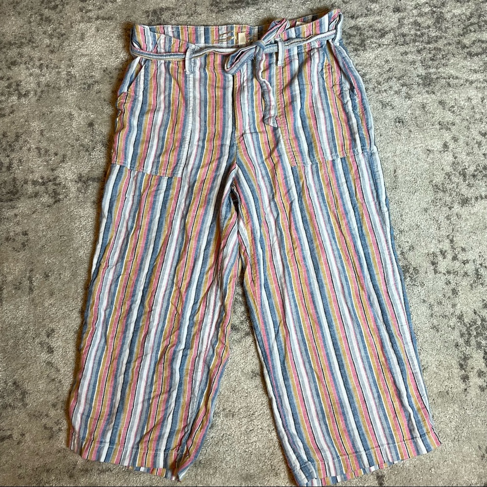 Seven 7 Wide Leg Linen Blend Pants